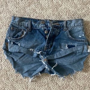 One X one teaspoon Bandits denim shorts